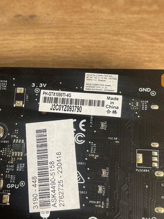 Tarjeta Gráfica ASUS Nvidia GT 1050 Ti

