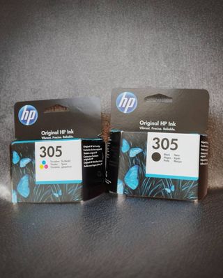 Pack 2 Cartuchos HP 305 Negro y Tricolor Originale