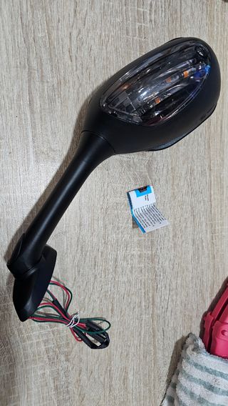 Retrovisor Izquierdo Moto con Intermitente LED