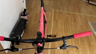 Bici Fixie Rosa Fluorescente Talla M