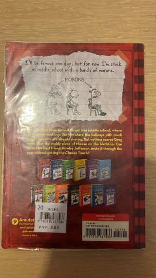Diary of a Wimpy Kid, a Novel in Cartoons
