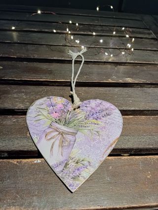 Corazón Decorativo Shabby Chic núm 42