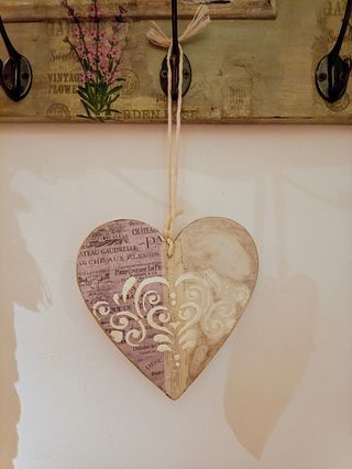 Corazón Decorativo Shabby Chic núm 42