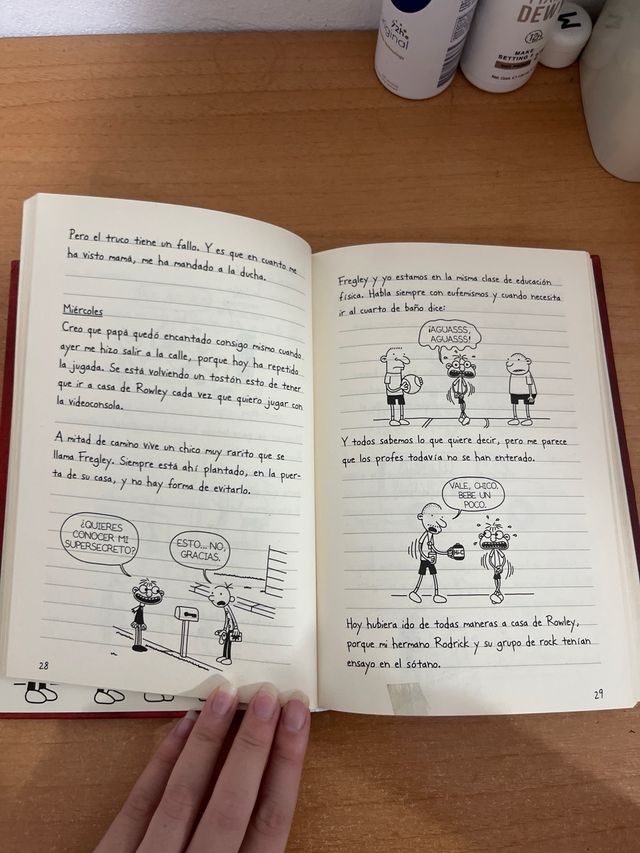 El diario de Greg, un pringao total.