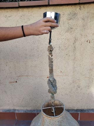 Lámpara gran Tulipa Victoriana vintage años 20/30