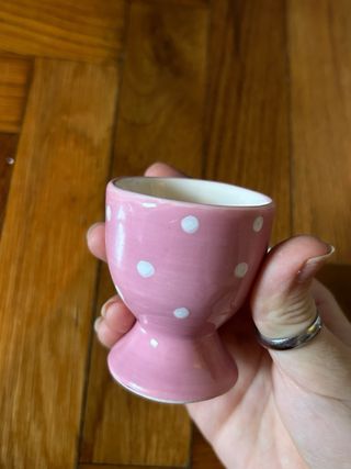 Tre portauova ceramica