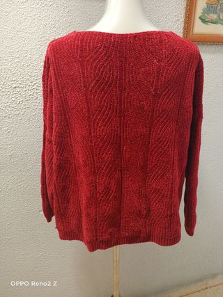 Jersey de lana rojo