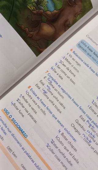 3 libros de Lingua Galega 6to primaria