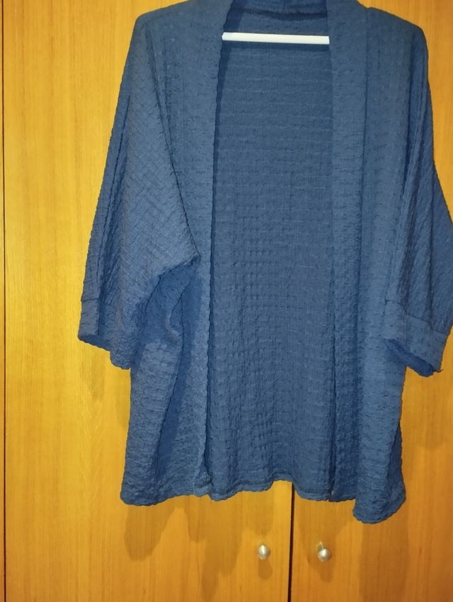Rebeca chaqueta azul