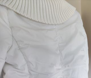 Plumífero Zara Blanco Talla M