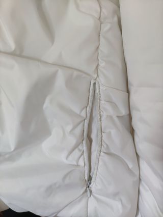Plumífero Zara Blanco Talla M