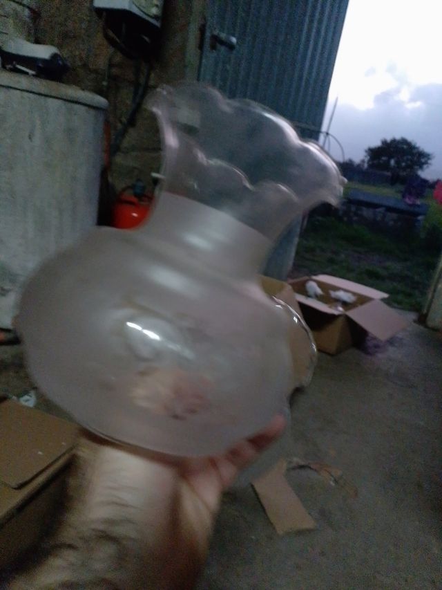 2 tulipas de cristal