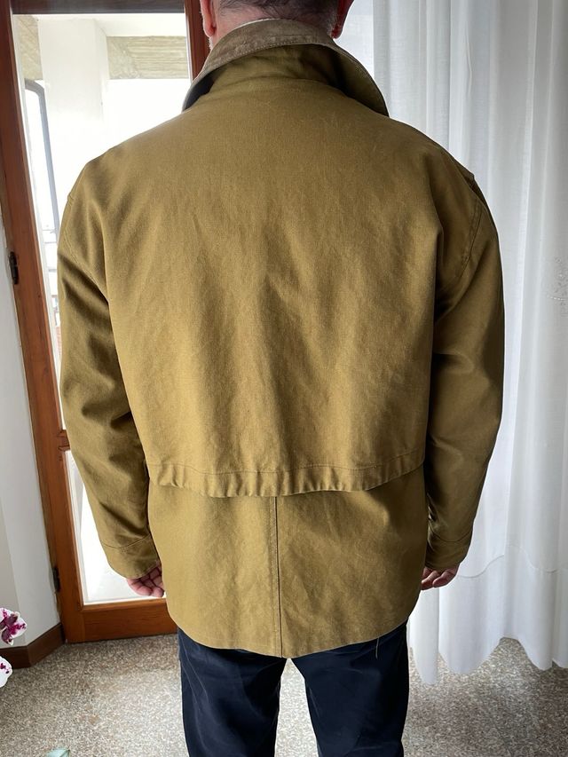 Giaccone uomo senape