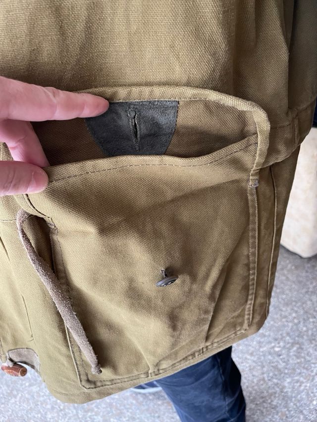 Giaccone uomo senape