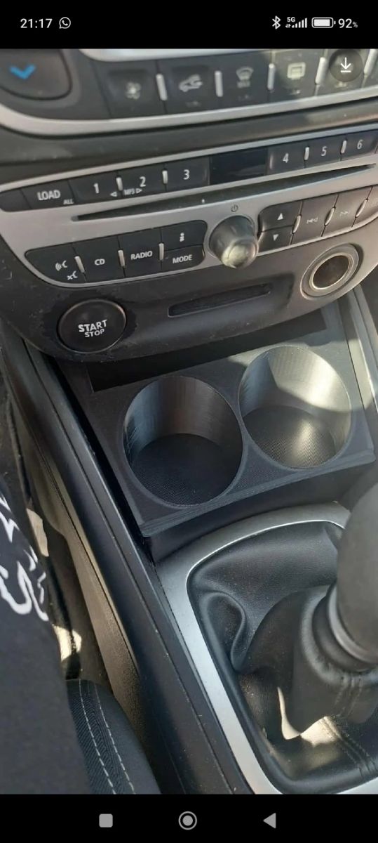 Portavasos Adicionales Renault Megane 3