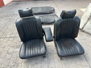 Fundas Asientos Mercedes W116 Negro