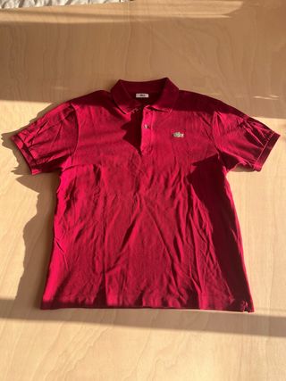 Polo Lacoste Vintage Rojo