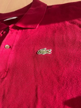 Polo Lacoste Vintage Rojo