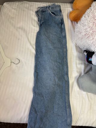 Pantalones vaqueros anchos (wide leg) azules