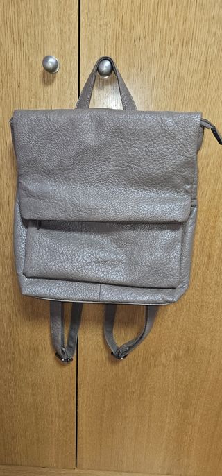 Mochila Polipiel Marron Nueva