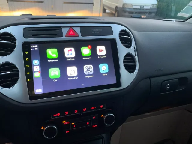 Radio pantalla CARPLAY GPS para Volkswagen Tiguan