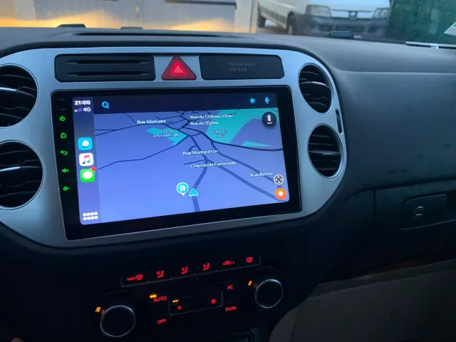 Radio pantalla CARPLAY GPS para Volkswagen Tiguan