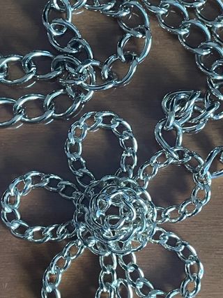 Collana catena argento