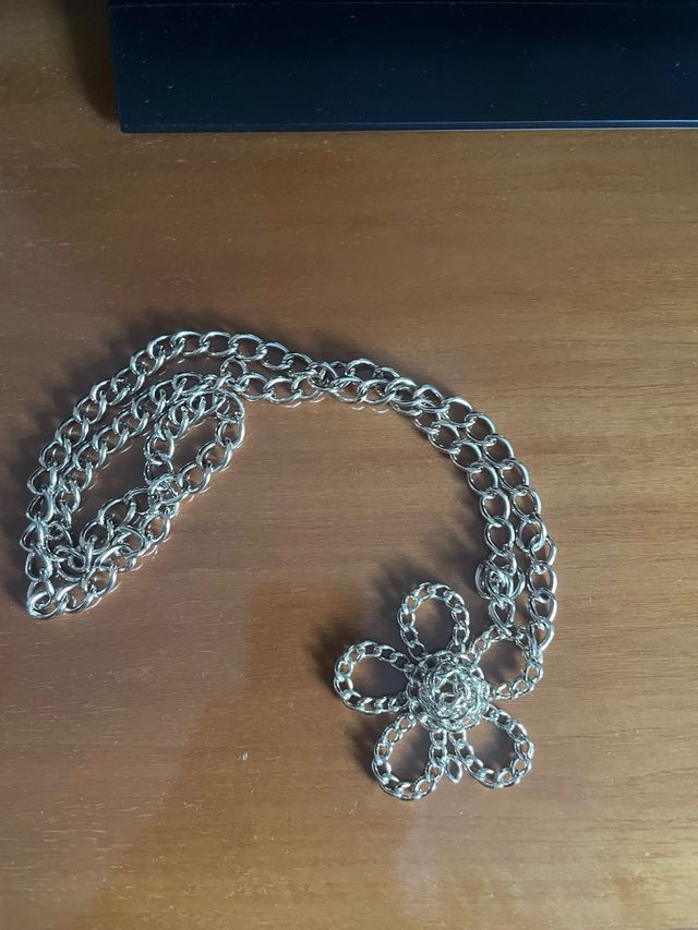 Collana catena argento