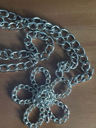 Collana catena argento