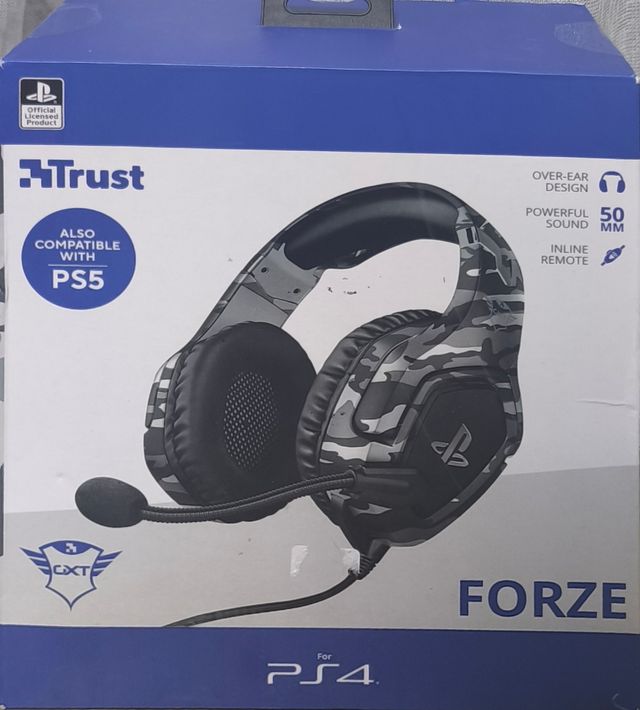 Auriculares Trust Forze PS4/PS5 Camuflaje