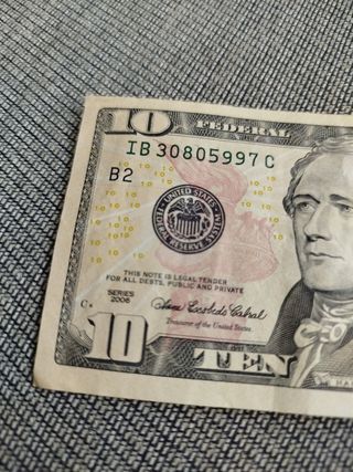 10 Dollari USA Hamilton