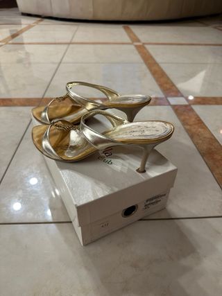 Tacchi donna oro/argento