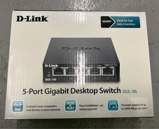 Switch Gigabit D-Link DGS-105 5 Puertos