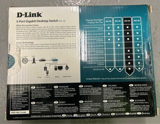 Switch Gigabit D-Link DGS-105 5 Puertos