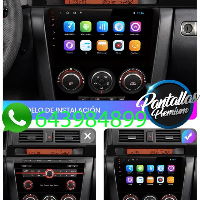 Radio Pantalla CARPLAY GPS USB para Mazda 3