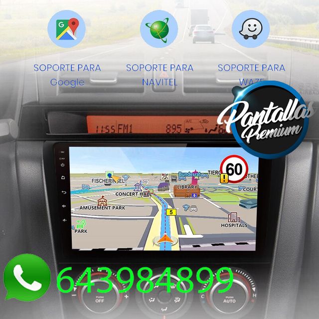 Radio Pantalla CARPLAY GPS USB para Mazda 3