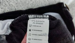 Pantalón pana mujer negro