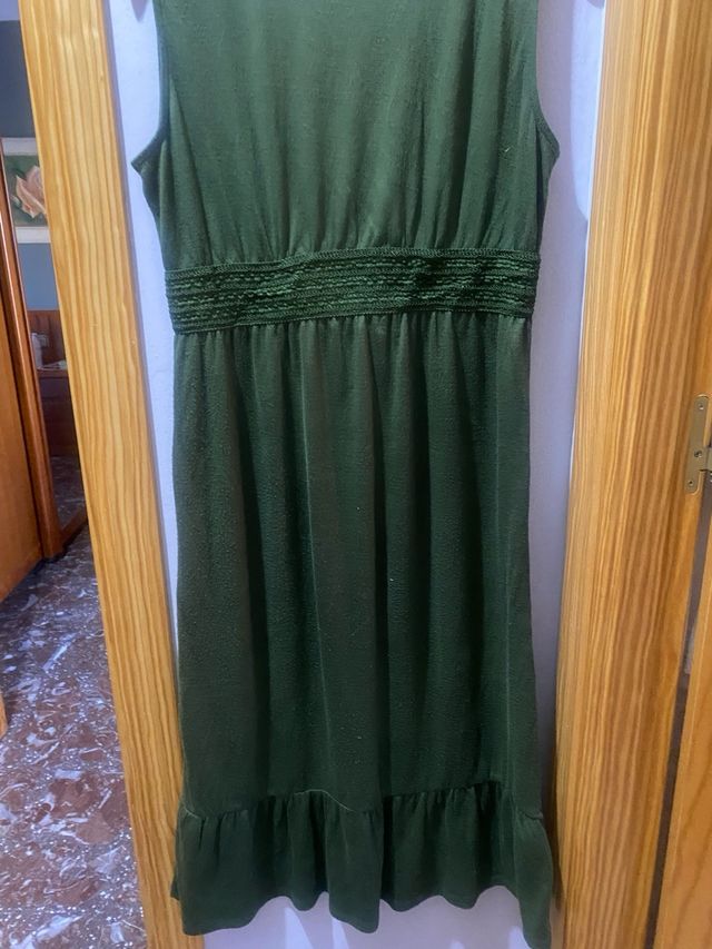 Vestido largo verde