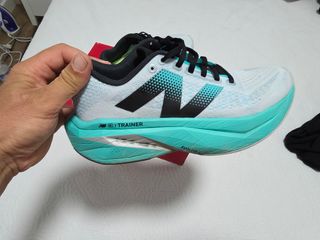 Zapatillas New Balance Running Teal/Blanco
