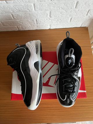 Nike Air Penny 2 Scarpe da Ginnastica Uomo Nero Bi