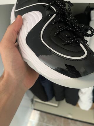 Nike Air Penny 2 Scarpe da Ginnastica Uomo Nero Bi