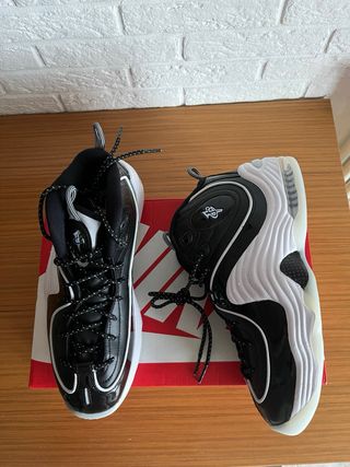 Nike Air Penny 2 Scarpe da Ginnastica Uomo Nero Bi