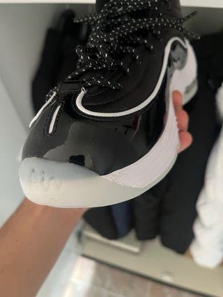Nike Air Penny 2 Scarpe da Ginnastica Uomo Nero Bi