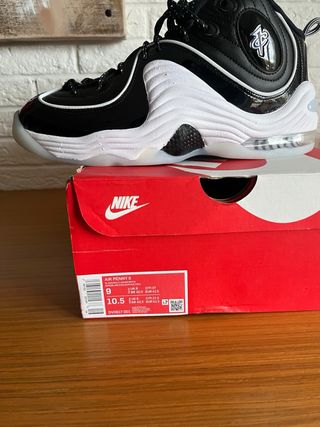 Nike Air Penny 2 Scarpe da Ginnastica Uomo Nero Bi