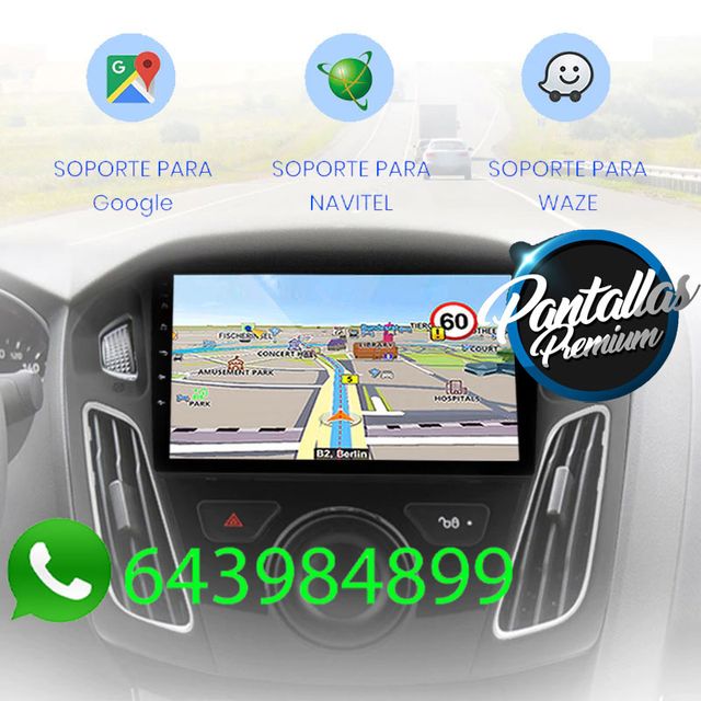 Radio pantalla CARPLAY GPS para Ford Focus 3