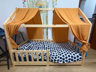 Cama infantil casita 80x160