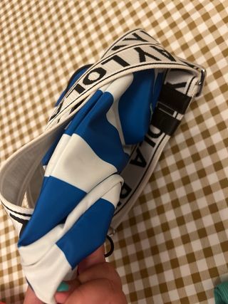 Bolso Bimba y Lola Rayas Azul y Blanco