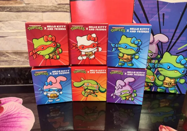 Figuras Hello Kitty x TMNT McDonald's