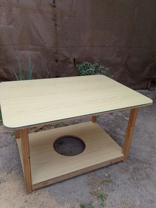 Mesa camilla de madera