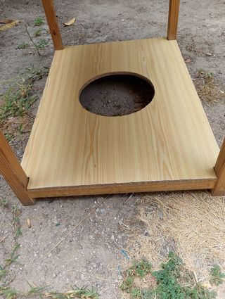 Mesa camilla de madera